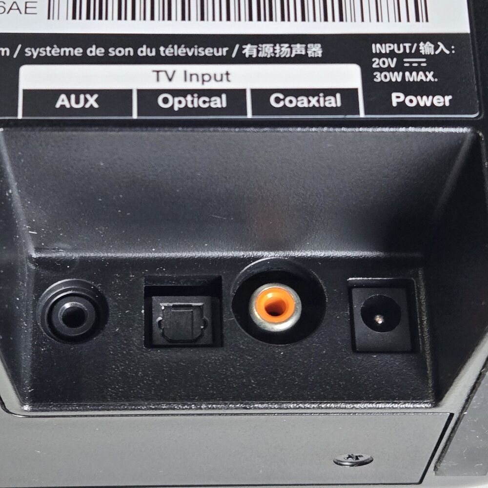 Bose Solo 5 TV 418775 Black Soundbar System Speaker Untested No Remote As Is - Picture 7 of 8